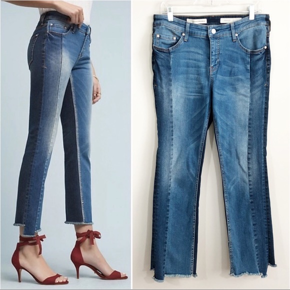 Anthropologie Denim - Anthropologie | Pilcro Parallel raw step-hem jean